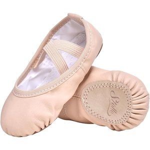 Ballet Slippers Soft Leather Dance Shoes